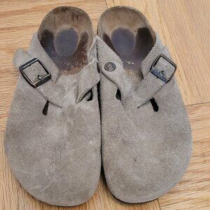 Birkenstock Clogs, EU Size 39, Tan
